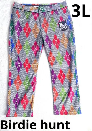 버디 헌트 남성용 3L 아가일 무늬 화려한 스컬 로고