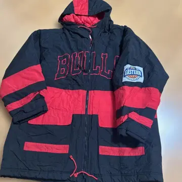 90s NBA 시카고 불스 충전솜 나일론 자켓 y2k 아카이브