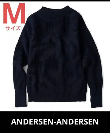 안데르센 안데르센 ANDERSEN-ANDERSEN 니트 네이비 M