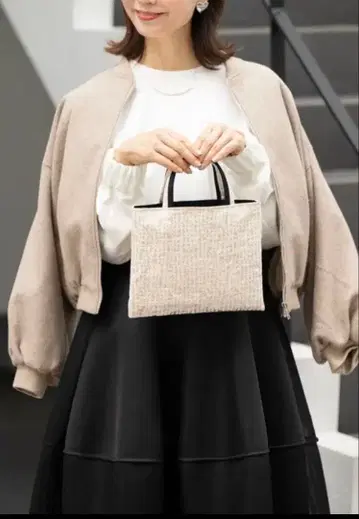 BIBI bag. 'MINI' KIRAKIRA jacquard