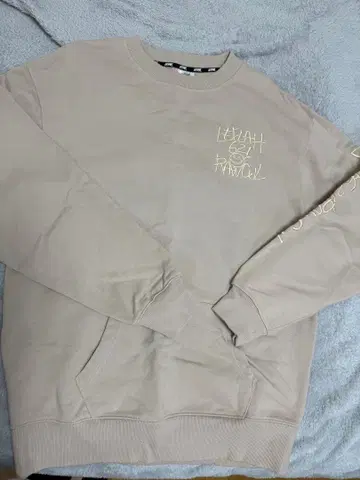 LEFLAH 맨투맨 베이지 M 사이즈