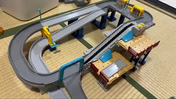 미니카용 레일 세트 고가 레일 포함