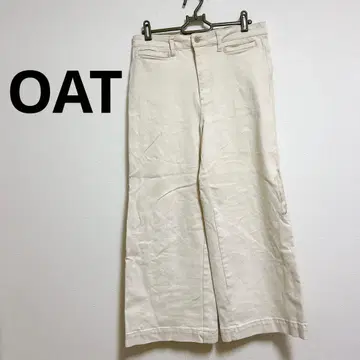 OAT 화이트 와이드 레그 데님 29 화이트 여성용