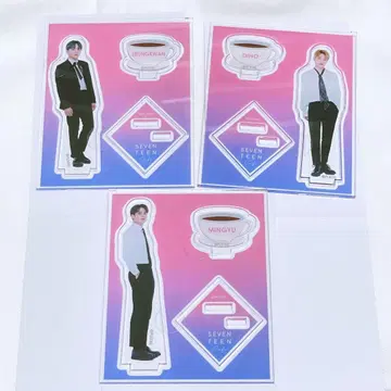 SEVENTEEN cafe 아크릴 스탠드 민규 승관 디노