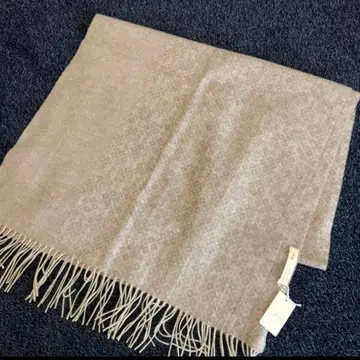 [ 새상품 ] 패턴 직조 캐시미어 스톨 모카