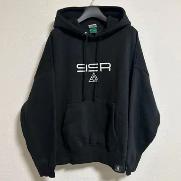 9sari group 자수 블랙 후드티 체인그룹 쿠사리M 블랙 후디