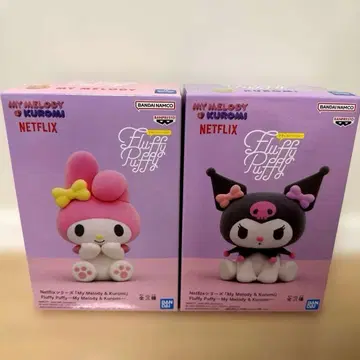 Netflix 시리즈 fluffy puffy 마이멜로디 쿠로미 피규어