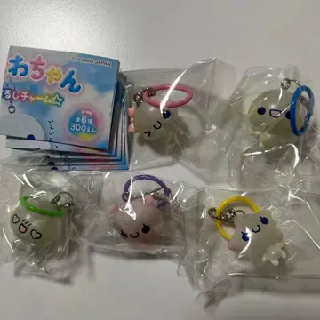 포동포동 아와와짱 메지루시 액세서리 5종 세미 컴플리트 세트