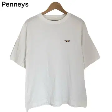 더 폭스 컬렉션 페니스 원포인트 로고 자수 애니멀 T셔츠