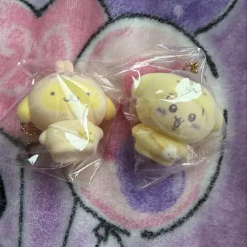 치이카와 (먼작귀) 산리오 플로키 마스코트 토끼 포플린 세트