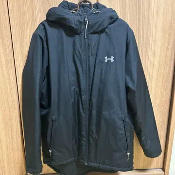 언더아머 벤치 코트 자켓 점퍼 블랙 방한