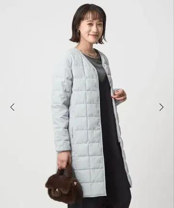 TAION x UNITED ARROWS 버튼 롱 다운