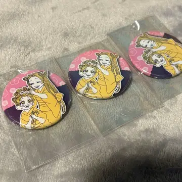 호접 자매 캔뱃지 3개