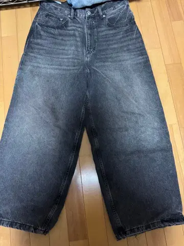 H&M 슈퍼 배기 초기 모델 다크 브라운