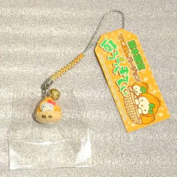 지역 한정 키티 스트랩 데코폰 (구마모토현 한정)