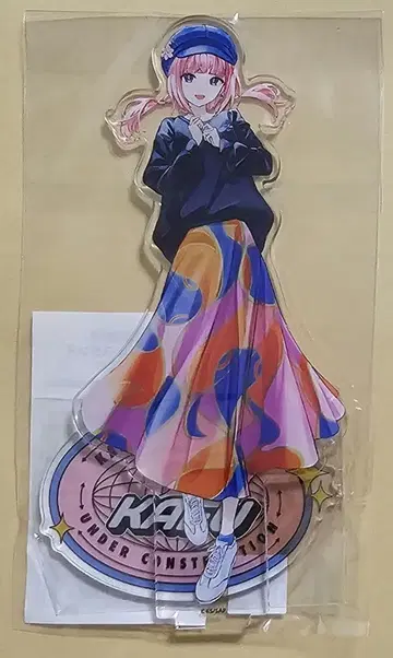 카미츠바키시 건설 중 성지 순례 아크릴 스탠드 모리사키 카호