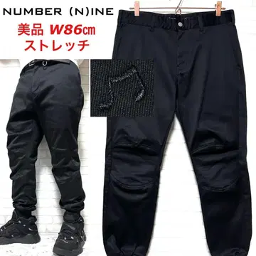 새상품급 NUMBER (N)INE 스트레치 조거 팬츠 바이커 팬츠