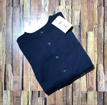 새상품 하자품! NARU() 면 코마 14G 천축 2WAY 니트 가디건