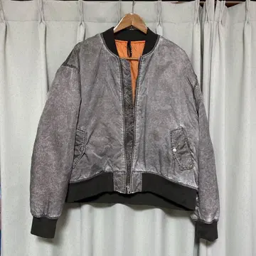 그레이 MA-1 스타일 자켓