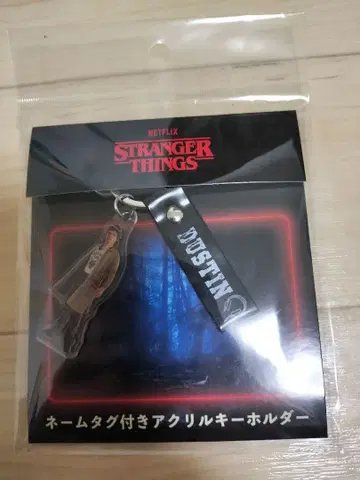 코믹콘 한정판 스트릿 싱어 아크릴 키링 더스틴