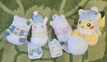 포켓몬 눈사람 봉제 인형 피카츄 야돈 잠만보 눈놀이