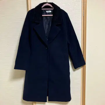 LEPSIM 네이비 체스터 코트 M 사이즈