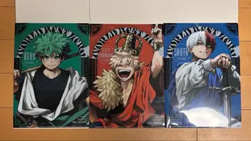 최강 점프 1월호 가챠 히로아카 클리어 파일 세트