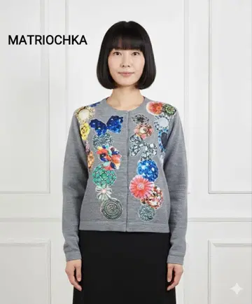 새상품급 MATRIOCHKA 패치워크 가디건