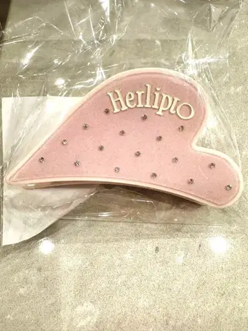 Herlipto 핑크 하트 모양 헤어 클립