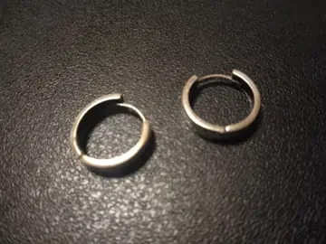 빈티지 후프 귀걸이 silver925