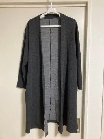 23구 세탁 가능한 울 혼방 롱 가디건