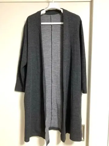 23구 세탁 가능한 울 혼방 롱 가디건