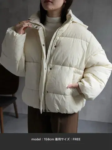 ap retro 아프레트로 충전솜 후드 블루종