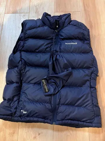 몽벨 EX 800 다운 베스트 네이비