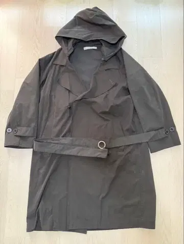 MUSE 블랙 오버 롱 자켓