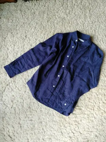 새상품급! 네이비 버튼 업 긴팔 셔츠