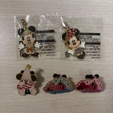 디즈니랜드 정글 카니발 핀 배지 40주년 리루린린