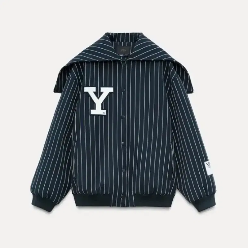 Zara YALE Stripe Bomber Jacket (New, Unworn with tags) | Bunjang