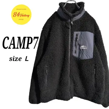 CAMP7 캠핑세븐 플리스 보아 자켓 블랙 남성용 L 아웃도어