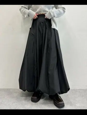 JEANASIS 벌룬 롱 스커트