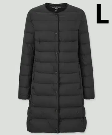 유니클로 울트라 라이트 다운 컴팩트 코트 L 블랙