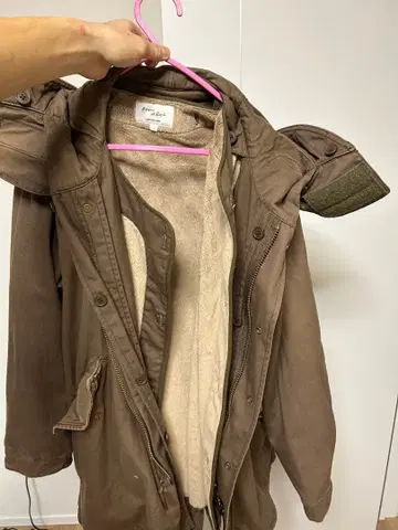 브라운 모즈 코트 L 사이즈