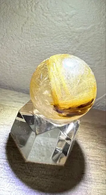 ReZARD 루틸 쿼츠 25mm 루틸 스피어 히카루 스톤마켓