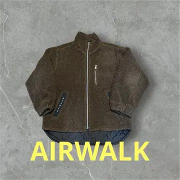 AIRWALK 보아 플리스 자켓 브라운