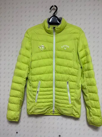 Callaway 라임 그린 다운 자켓