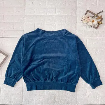 nico and - 니코앤드 코듀로이 풀오버 톤 다운 블루