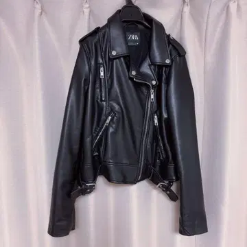 라이더 자켓 블랙 블랙 L 사이즈