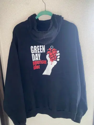 GREEN DAY 아메리칸 이디오트 후드티 XL
