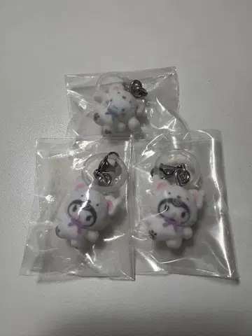 산리오 메지루시 액세서리 복슬복슬 스노우 3종 세트