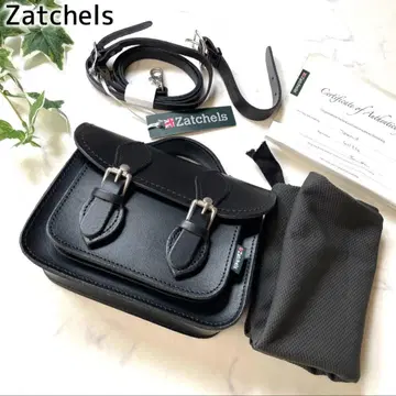 [ 새상품 ] Zatchels 마이크로 새첼 숄더백 블랙